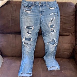AE distressed jeans